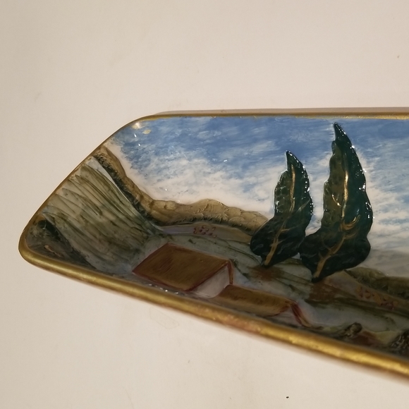 Vintage Bella Casa by Ganz large boat tray - Picture 11 of 13